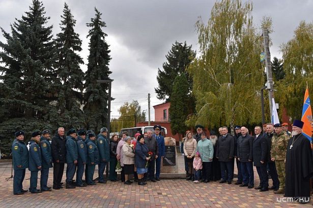 Сквер имени пожарного Алексея Сопина появился в Колпне 