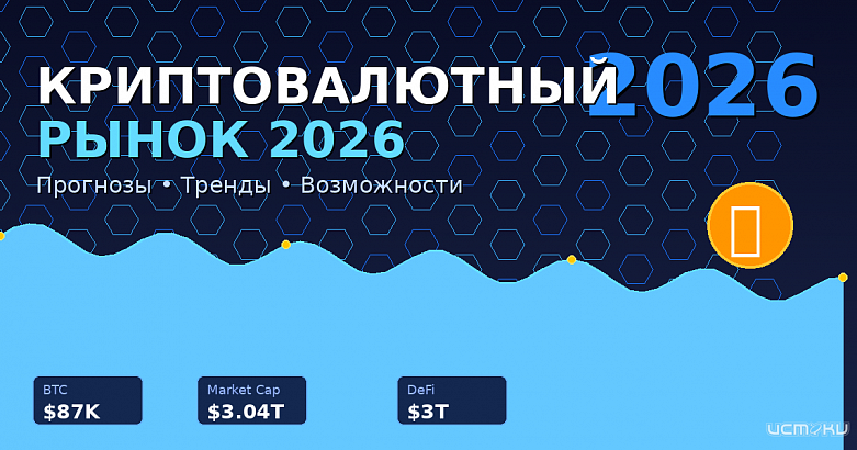 Криптовалютный рынок в 2026 году: полный обзор трендов, прогнозов и возможностей