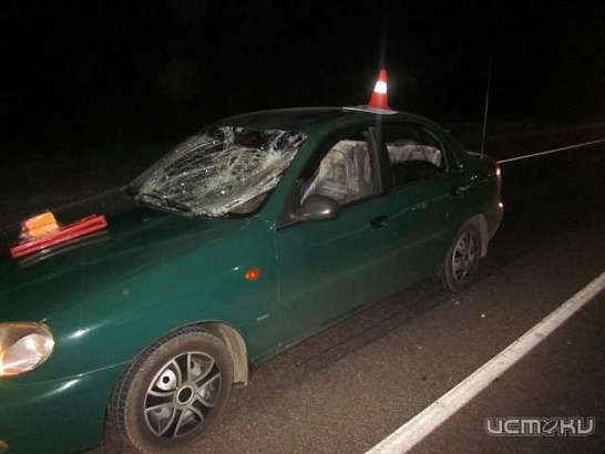 На Карачевском шоссе «Шевроле Ланос» сбил пешехода