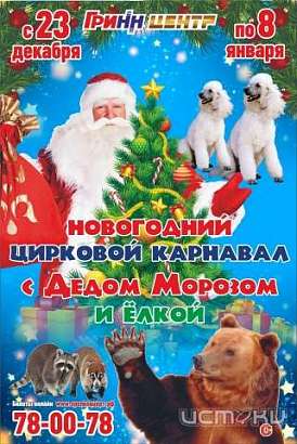 Орловчан приглашают на новогодний цирковой карнавал