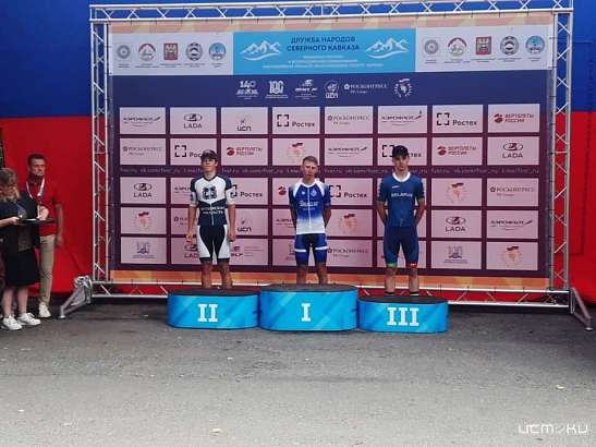 Орловский велогонщик Никита Беликов продолжает завоевывать медали в многодневной велогонки "Дружба народов Северного Кавказа"