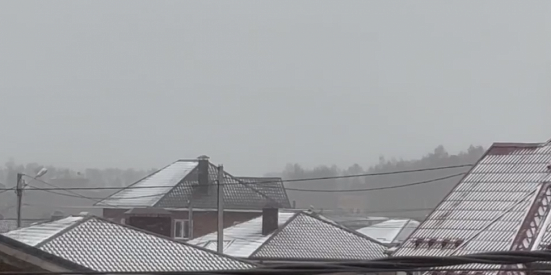 Утренний снег сегодня удивил орловчан