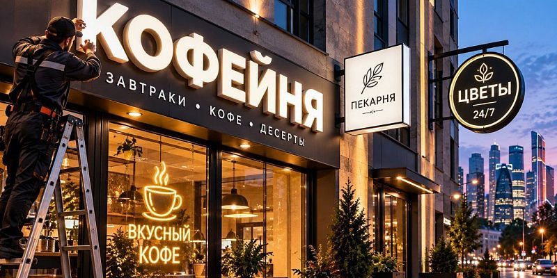 Сколько стоит световая вывеска в 2026 году: полный разбор цены