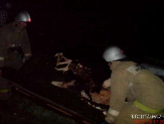 В Кромском районе при пожаре пострадал 60-летний мужчина