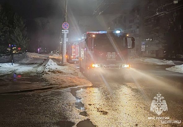 Ночной пожар в Орле: предположительная причина — аварийный режим работы электрооборудования