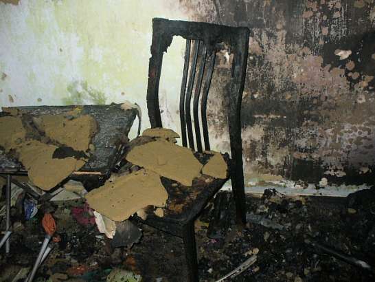 В однокомнатной квартире в Орле случился пожар