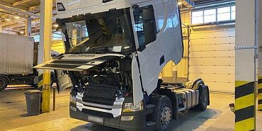 Черный дым из выхлопа Scania