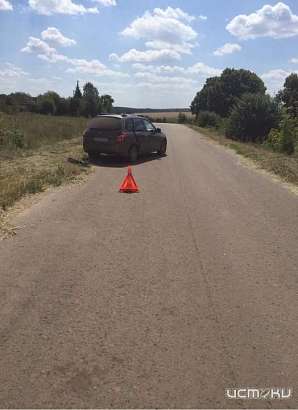 В аварии под Орлом пострадал пожилой велосипедист