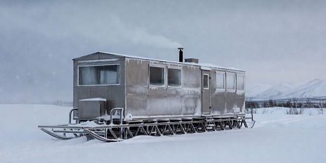 История развития мобильного жилья на Севере России: от советских «балков» до современных вагон-домов на санях