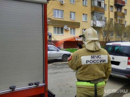 При пожаре на Бульваре Победы пострадала 32-летняя женщина