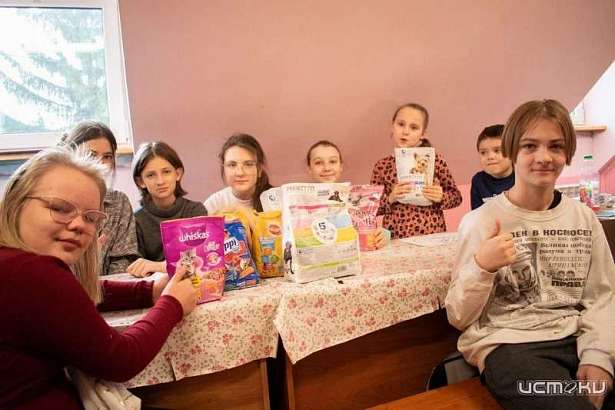 Юные орловчане позаботились о бездомных животных