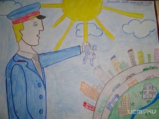 В Орле стартует конкурс детского рисунка «Мои родители работают в полиции»