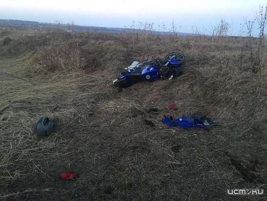 Мотоциклист слетел с сельской дороги во Мценском районе 