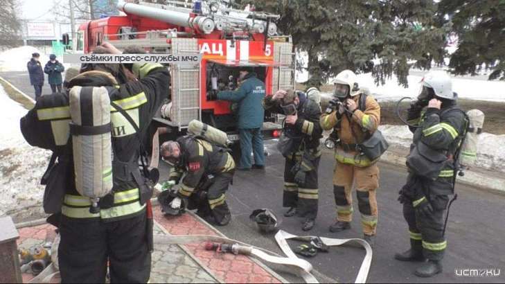 Орловские спасатели провели учения в здании управления службы исполнения наказаний