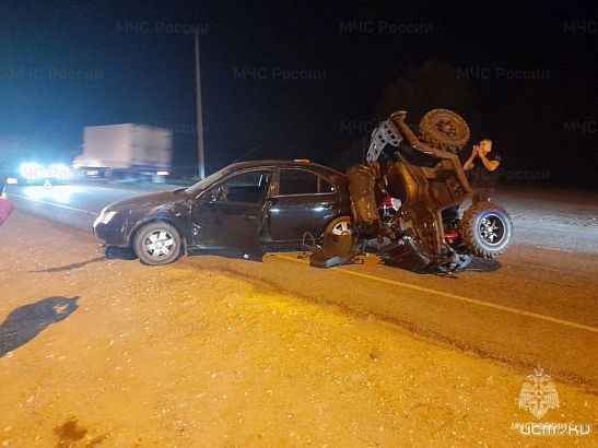 Накануне вечером произошло 2 аварии с участием мотосредств