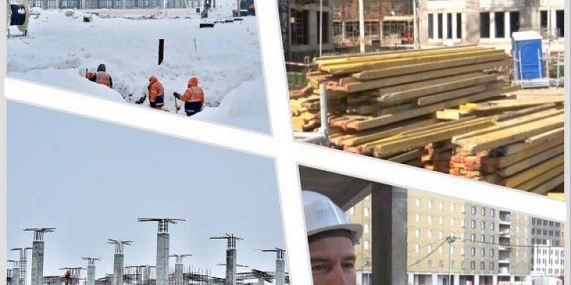 В учебно-лабораторном корпусе межвузовского кампуса в Орле началось устройство фасадов