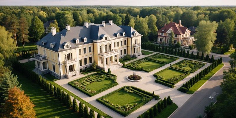 Локации сериала Няня Оксана: элитный коттеджный поселок в Подмосковье