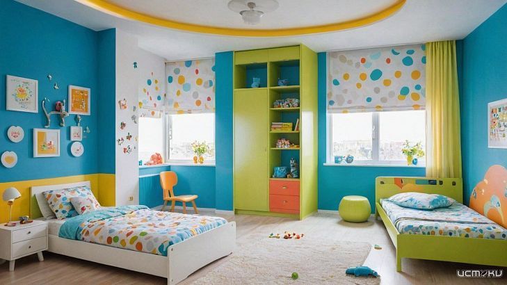 Влияние цвета интерьера детской на ребенка