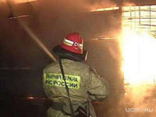 На выходных в Орловском районе горело производственное помещение