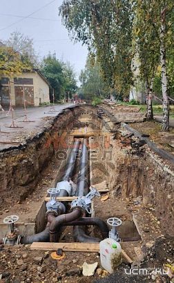 Ремонт труб на улице Матвеева, 16 в Орле все никак не могут закончить