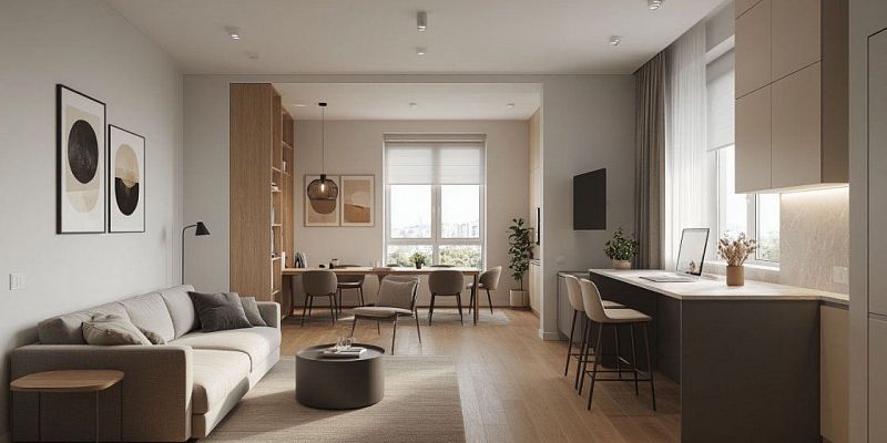 Как грамотно зонировать трёхкомнатную квартиру: принципы и реальные примеры