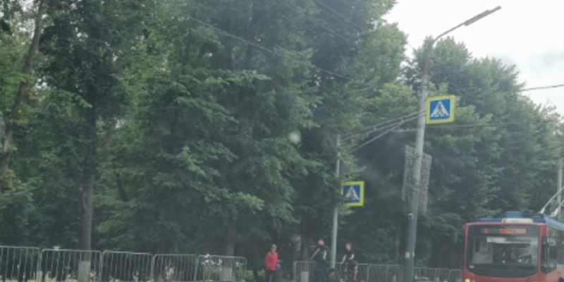 Забор в городском парке Орла все же оказался нужен