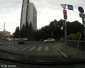 На видеорегистратор одного из водителей попал орловский дрифт