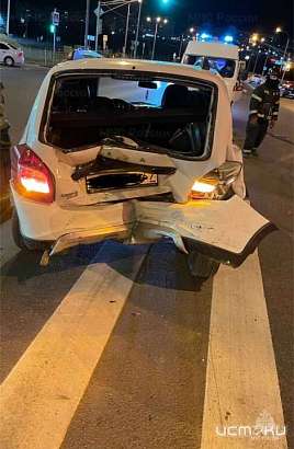 Ночью на Раздольной в Орле случилось ДТП