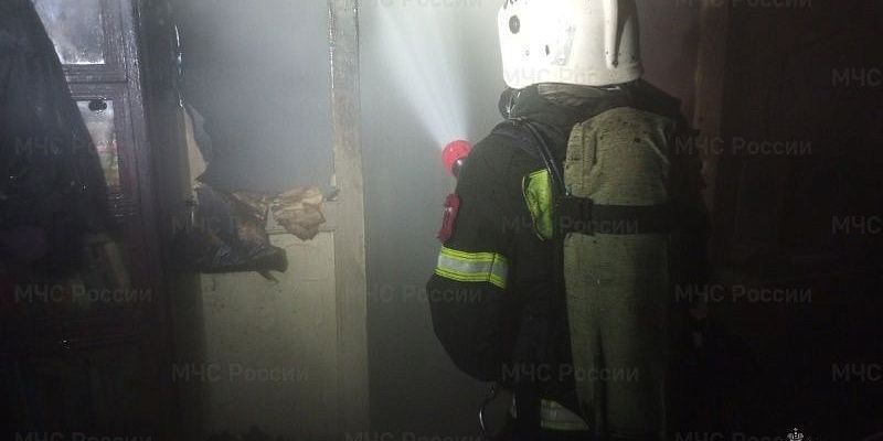 Благодаря действиям спасателей на пожаре в Новосиле обошлось без жертв 