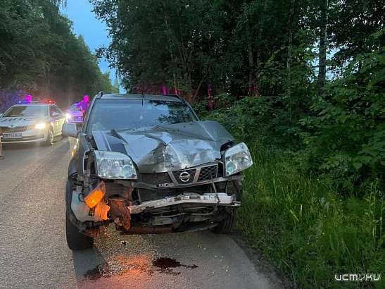 В Орловской области с трассы улетел внедорожник «Nissan X-Trail»