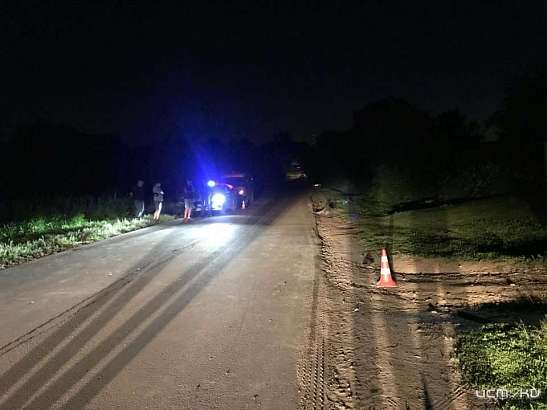 На орловской трассе автомобилист сбил пешехода и скрылся с места аварии