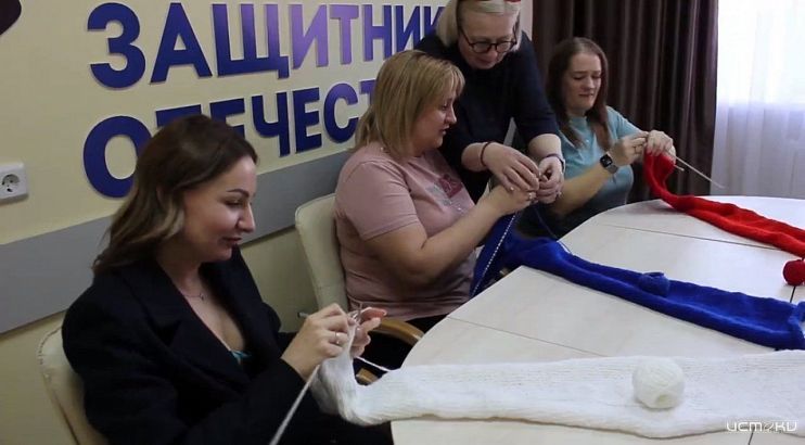 Орловчане связали 47 метров "Шарфа Победы"