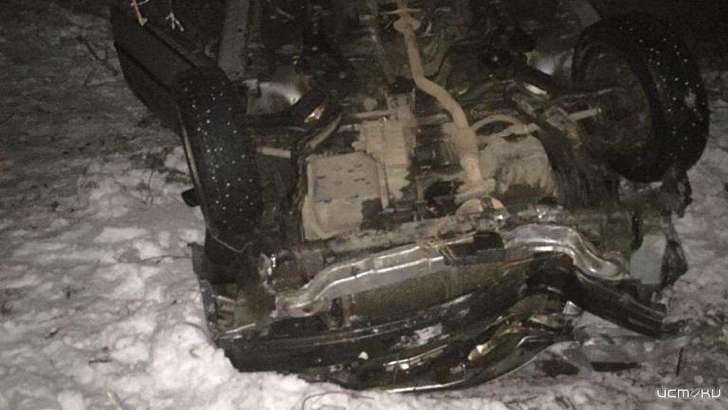 В Ливнах юноша и девушка перевернулись на легковушке