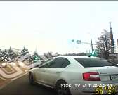 Видео: из-за ДТП с тремя легковушками образовалась пробка в Орле