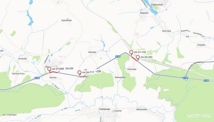 Участок орловской трассы до мая останется без освещения Участок орловской трассы до мая останется без освещения