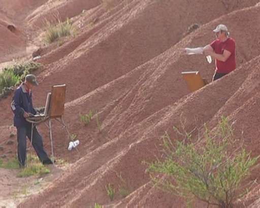 Международный пленэр на озере Иссык-куль