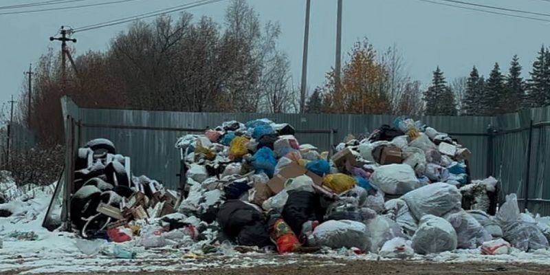 На новогодних праздниках орловчане наделали больше мусора