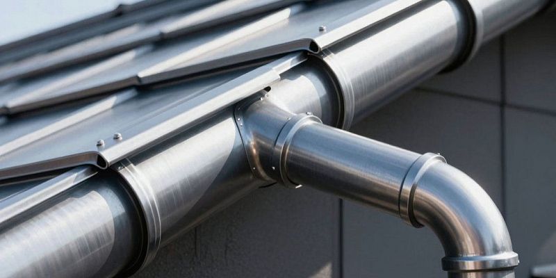 Металлические водостоки для крыши: преимущества, выбор и где купить на Урале