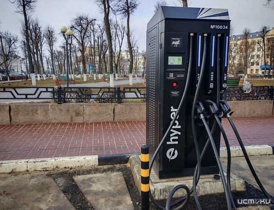 В Орле зарядить электромобили можно на 15 заправках