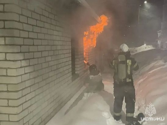 Во Мценске в пожаре погиб человек