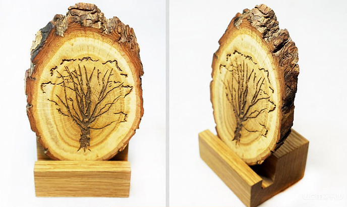 В орловском музее появился сувенир, изготовленный из древесины Тургеневского дуба