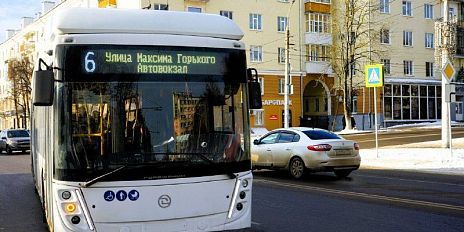 На 6-м маршруте в Орле с сегодняшнего дня тестируют троллейбус, который может ездить без проводов