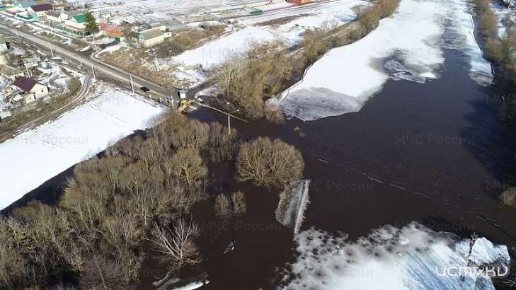 На Орловщине подтоплено 13 низководных мостов