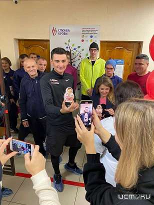 Спортсмен и амбассадор донорства костного мозга Артем Алискеров посетил Орёл