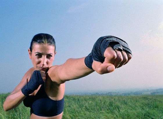 Завершился чемпионат по рукопашному бою среди сотрудниц УМВД.