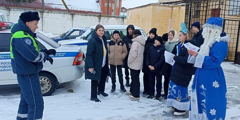 Юные орловчане в гостях у сотрудников Покровской ГИБДД