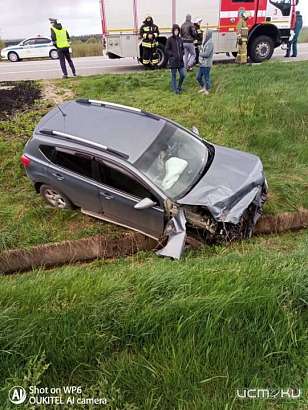 В Орловском районе столкнулись две машины. Есть пострадавшие