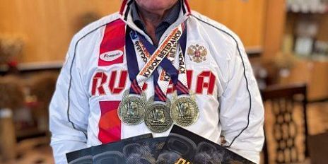 Орловский спортсмен Николай Варламов завоевал три золотые медали на «Кубке ветеранов»