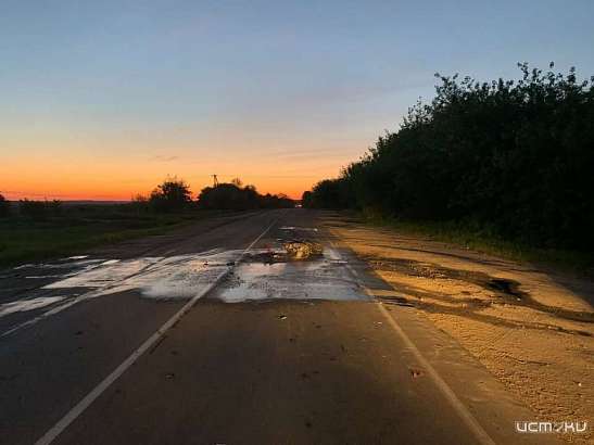 В Орловской области мотоциклист госпитализирован после ДТП