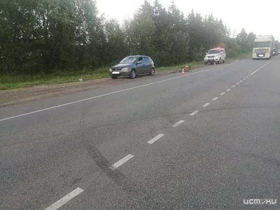 Велосипедиста, сбитого у Ново-Образцово, госпитализировали